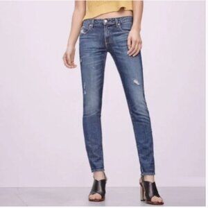 The Castings Slim Boyfriend Jeans in Kielder wash